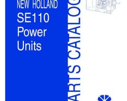 Parts Catalog for New Holland Engines model SE110