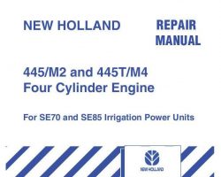 Service Manual for New Holland Engines model SE70