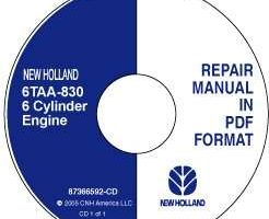 Service Manual on CD for New Holland Engines model SE215