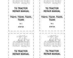Shop Service Repair Manual for New Holland Tractors model TG285