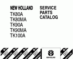 Parts Catalog for New Holland Tractors model TK80MA