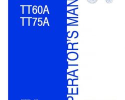 Operator's Manual for New Holland Tractors model TT60A
