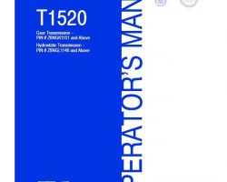Operator's Manual for New Holland Tractors model T1520