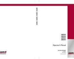 Operator's Manual for Case IH Balers model 4700