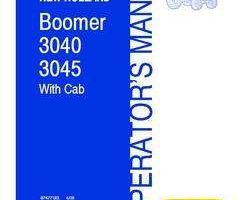 Operator's Manual for New Holland Tractors model Boomer 3045