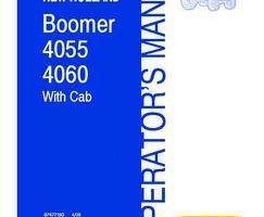 Operator's Manual for New Holland Tractors model Boomer 4060