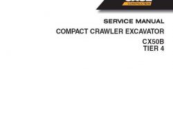 Case Excavators model CX50B Service Manual