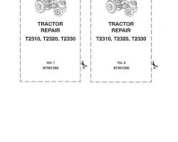 Service Manual for New Holland Tractors model T2310