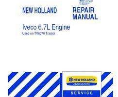 Service Manual for New Holland Tractor model TV6070