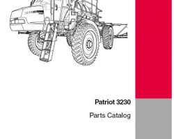 Parts Catalog for Case IH Sprayers model Patriot 3230
