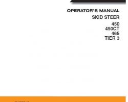 Case Skid steers / compact track loaders model 450 Operator's Manual