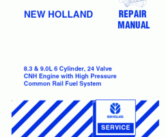 Service Manual for New Holland Tractors model TG305