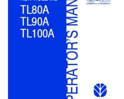 Operator's Manual for New Holland Tractors model TL100A