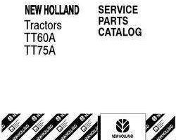 Parts Catalog for New Holland Tractors model TT75A