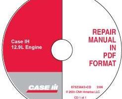 Service Manual on CD for Case IH Tractors model STX430