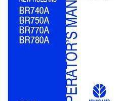 Operator's Manual for New Holland Balers model BR780A