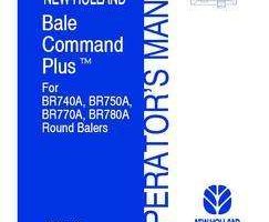 Operator's Manual for New Holland Balers model BR770A