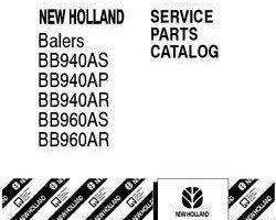 Parts Catalog for New Holland Balers model BB940AR