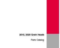 Parts Catalog for Case IH Headers model 2020