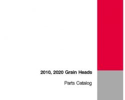 Parts Catalog for Case IH Headers model 2010