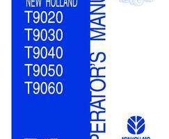 Operator's Manual for New Holland Tractors model T9050