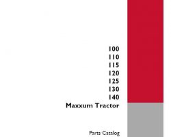 Parts Catalog for Case IH Tractors model MAXXUM 100