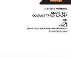 Case Skid steers / compact track loaders model 440CT Service Manual