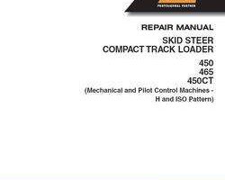 Service Manual for Case IH Skid steers / compact track loaders model 450