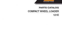 Parts Catalog for Case Compact wheel loaders model 121E