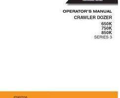 Case Dozers model 750K Operator's Manual