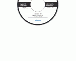 Service Manual on CD for New Holland Sprayers model 68