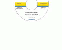 Service Manual on CD for New Holland Sprayers model SF216