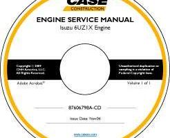Service Manual on CD for Case Engines model 6UZ1X