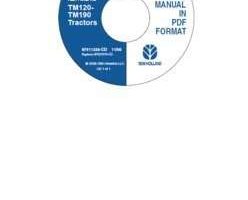 Service Manual on CD for New Holland Tractors model TM130