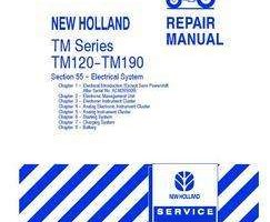 Electrical Wiring Diagram Manual for New Holland Tractors model TM120