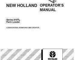 Operator's Manual for New Holland Tractors model TT45A