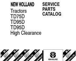 Parts Catalog for New Holland Tractors model TD75D