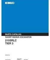 Parts Catalog for Kobelco Excavators model 215SRLC