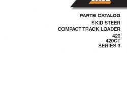Parts Catalog for Case Skid steers / compact track loaders model 420CT