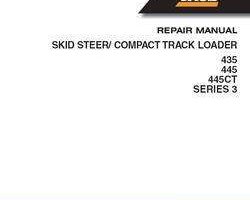Case Skid steers / compact track loaders model 445 Service Manual