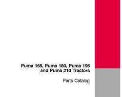Parts Catalog for Case IH Tractors model PUMA 165