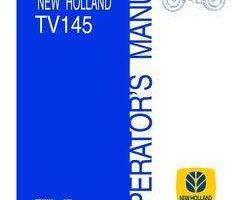 Operator's Manual for New Holland Tractors model TV145