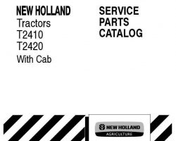 Parts Catalog for New Holland Tractors model T2410