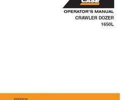 Case Dozers model 1650L Operator's Manual