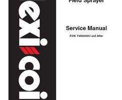 Service Manual for New Holland Sprayers model 68XL