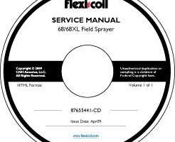 Service Manual on CD for New Holland Sprayers model 68XL