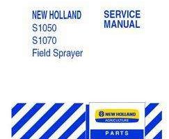 Service Manual for New Holland Sprayers model S1070