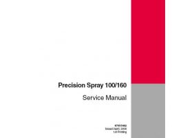 Service Manual for Case IH Sprayers model 160