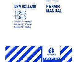 Service Manual for New Holland Tractors model TD95D