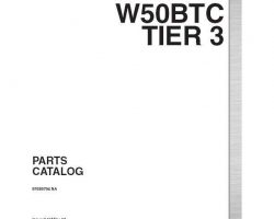 Parts Catalog for New Holland CE WHEEL LOADERS model W50BTC